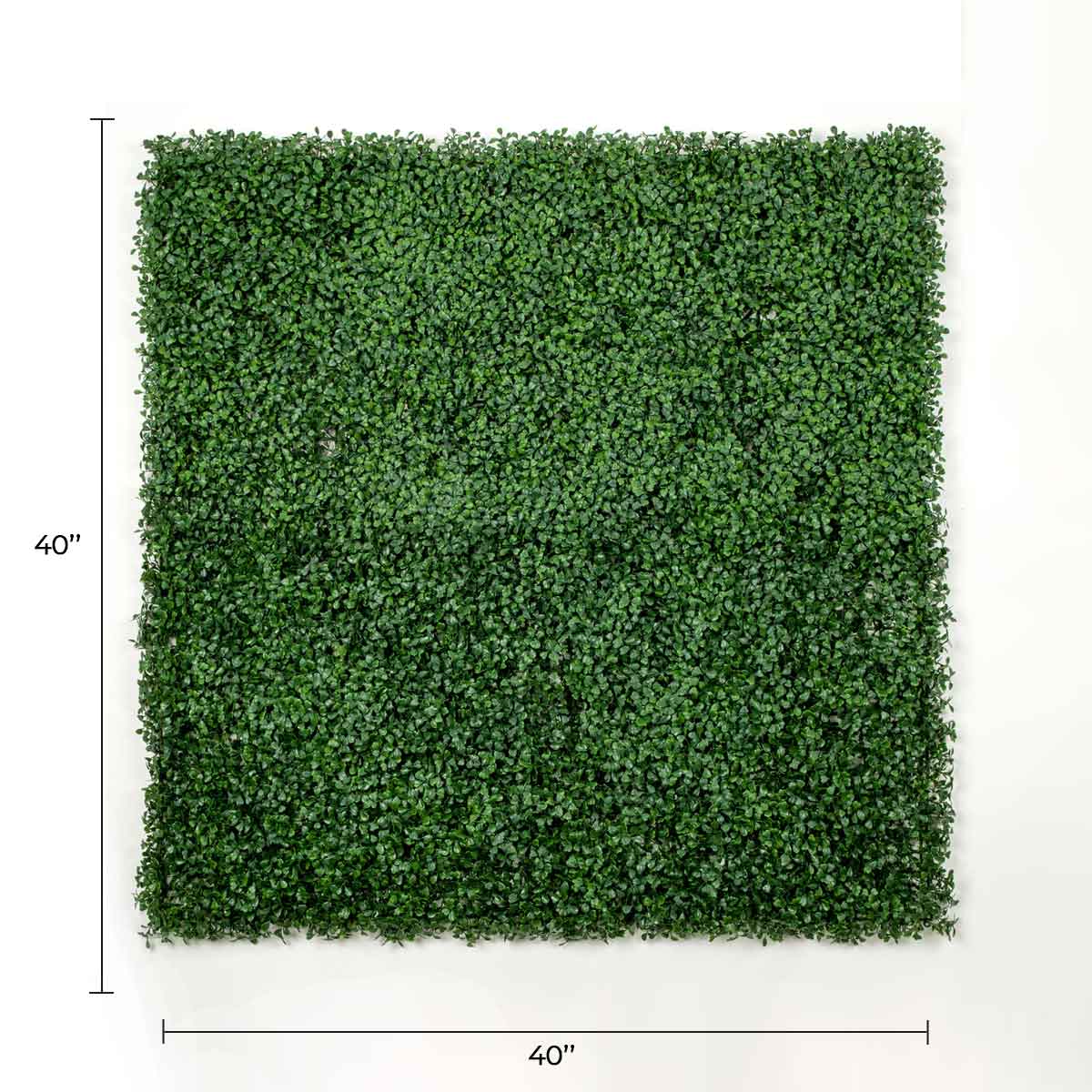 Dark Artificial Boxwood Wall 40