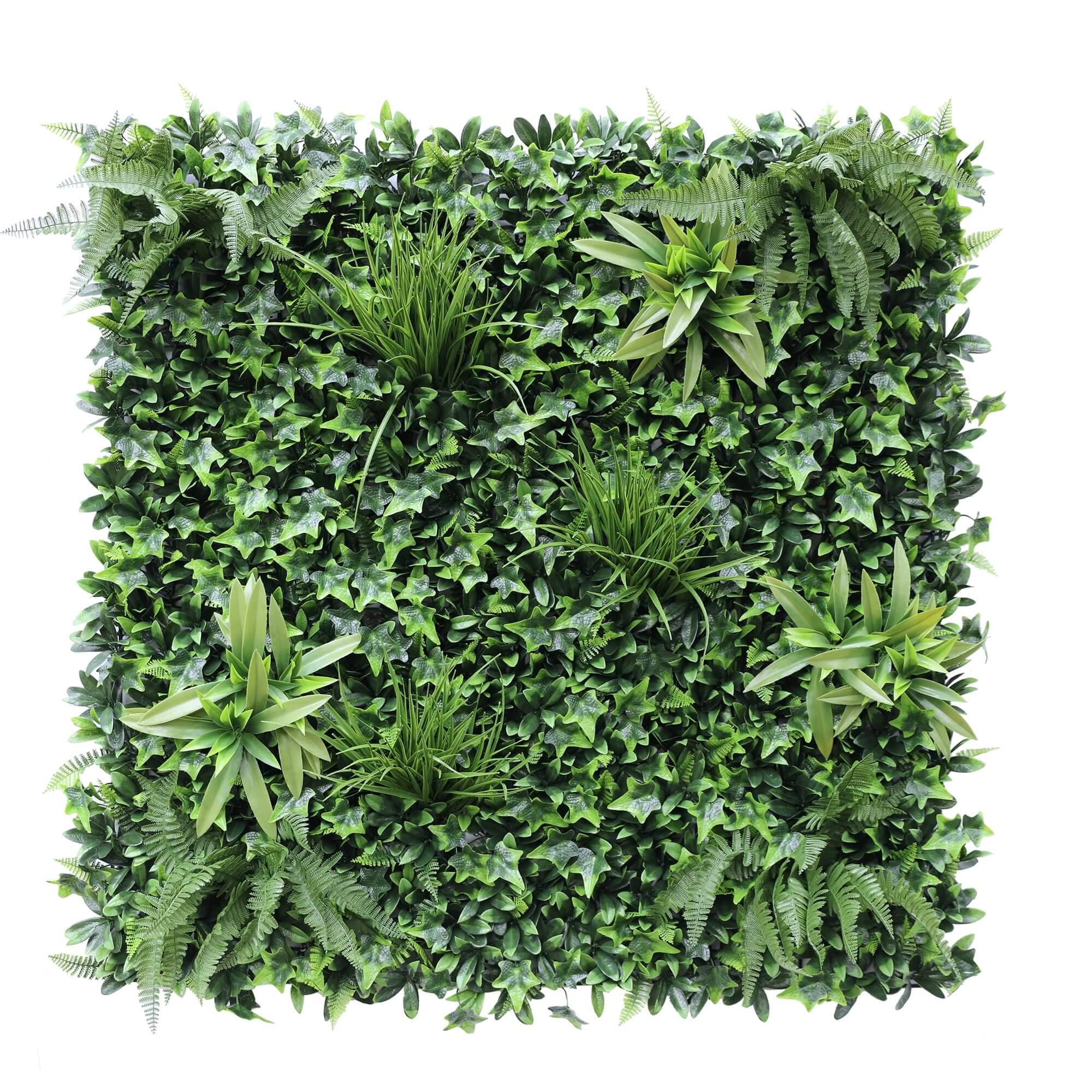 Luxury Green Tropics Artificial Living Wall /  Green Wall 40" x 40" 11SQ FT Commercial Grade UV Resistant