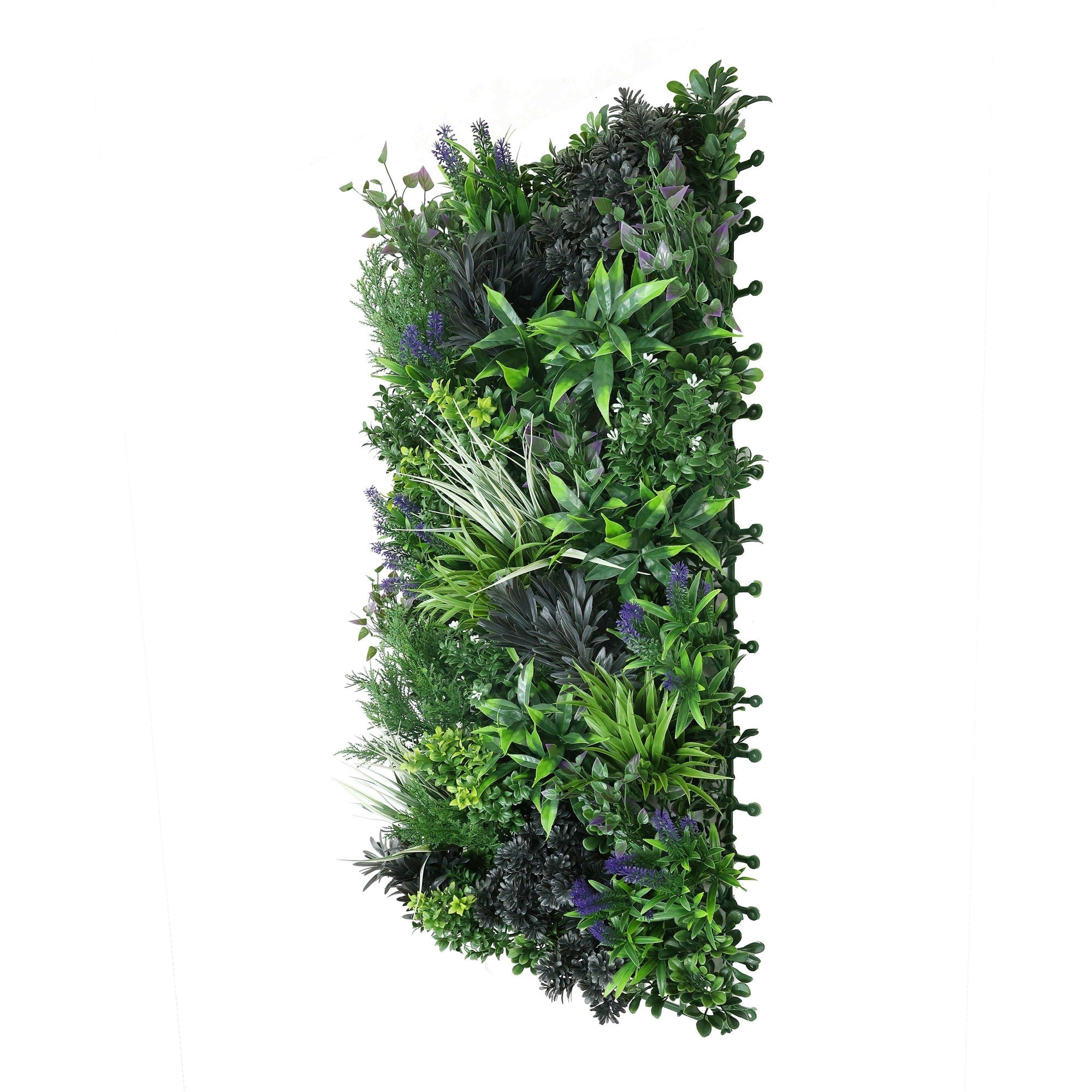 Premium Artificial Green Wall Rustic Botanical Lavender 40