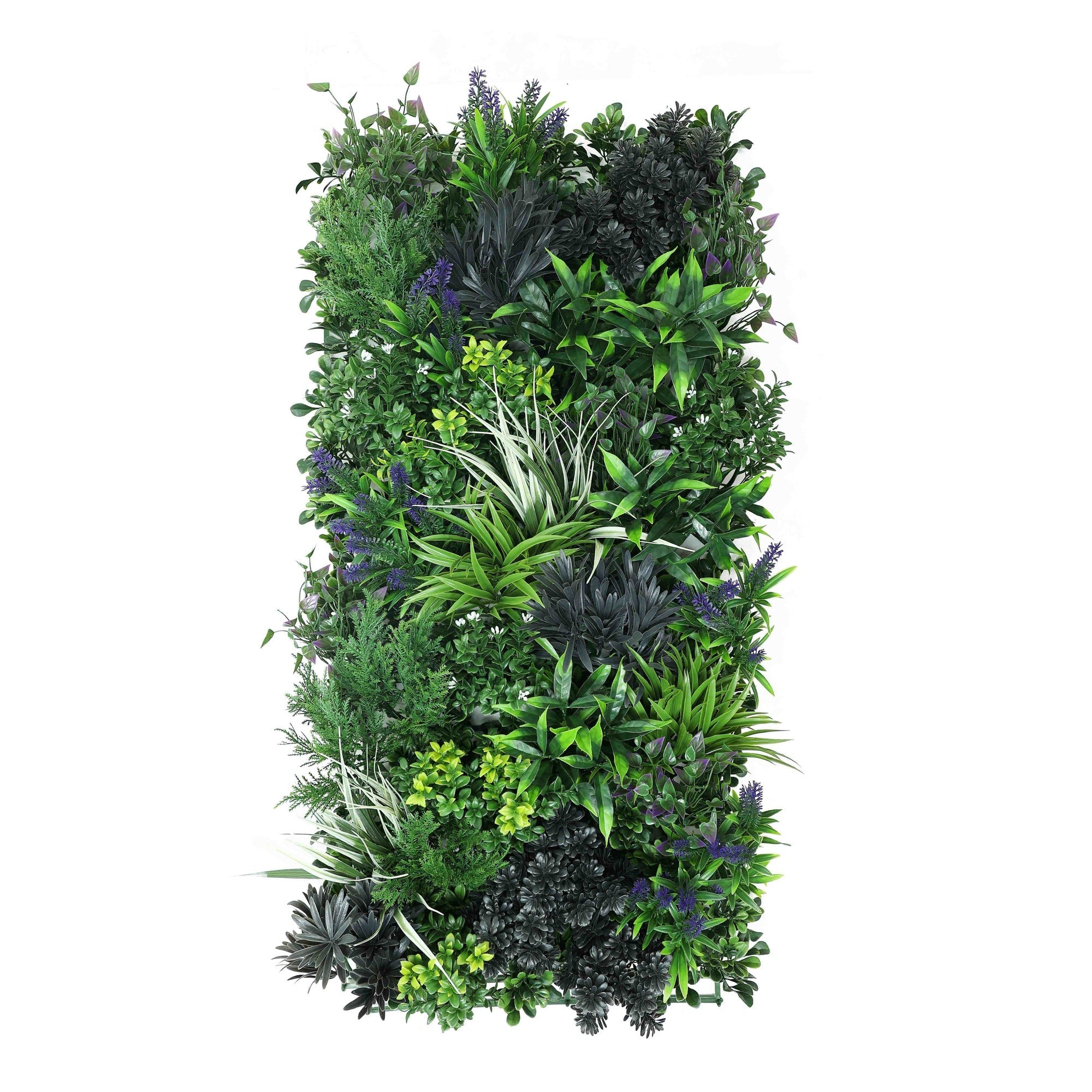 Premium Artificial Green Wall Rustic Botanical Lavender 40