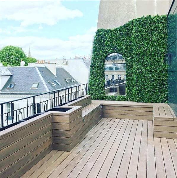 Premium Mixed Ivy Spring Sensation Artificial Green Wall 40