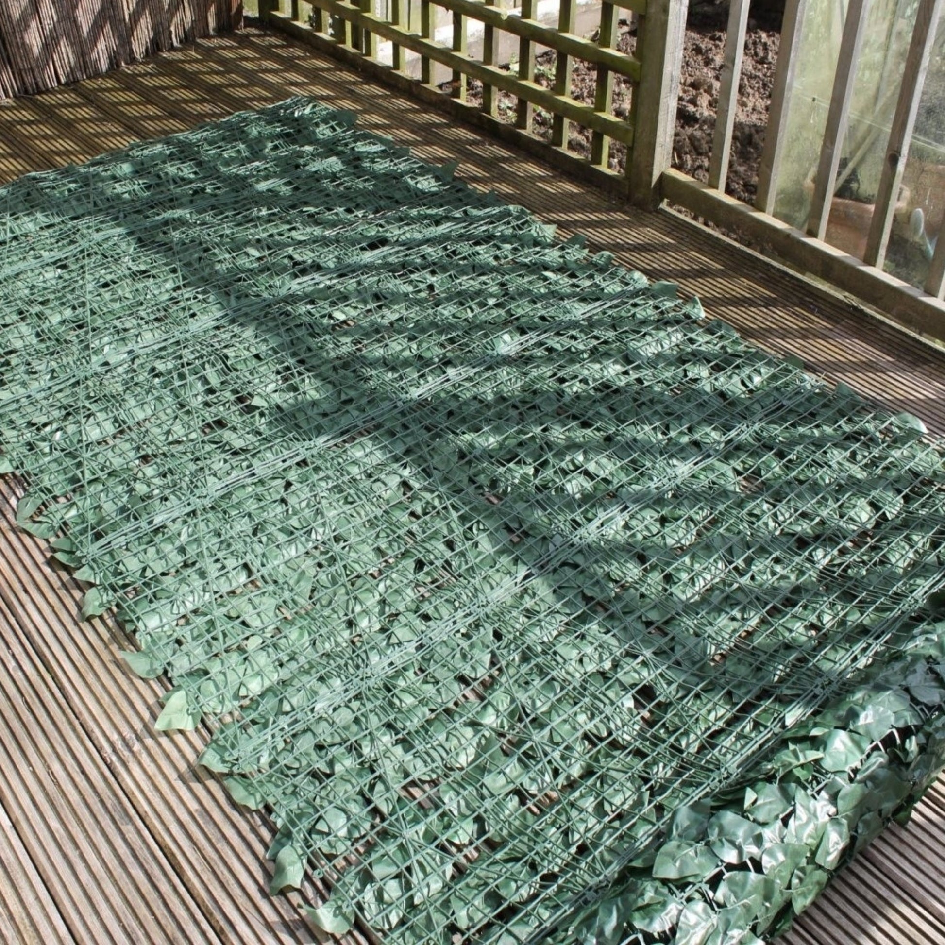 Backing of Faux Ivy Rolls