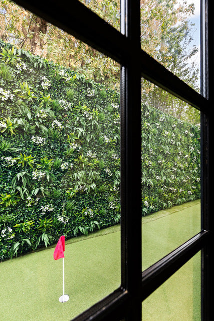 Snowy White Artificial Vertical Garden 40" x 40"