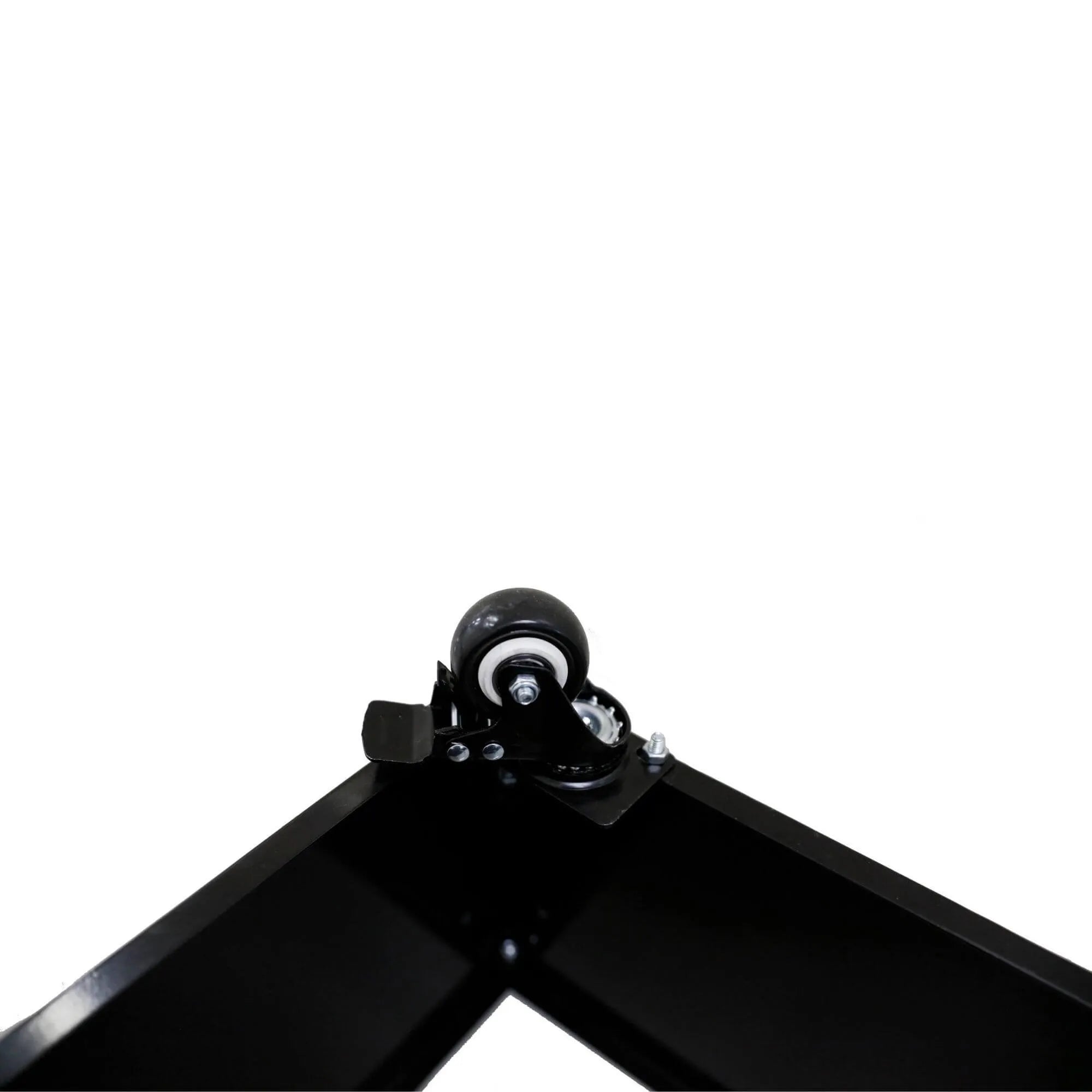 Black Metal Planter Medium + Wheels