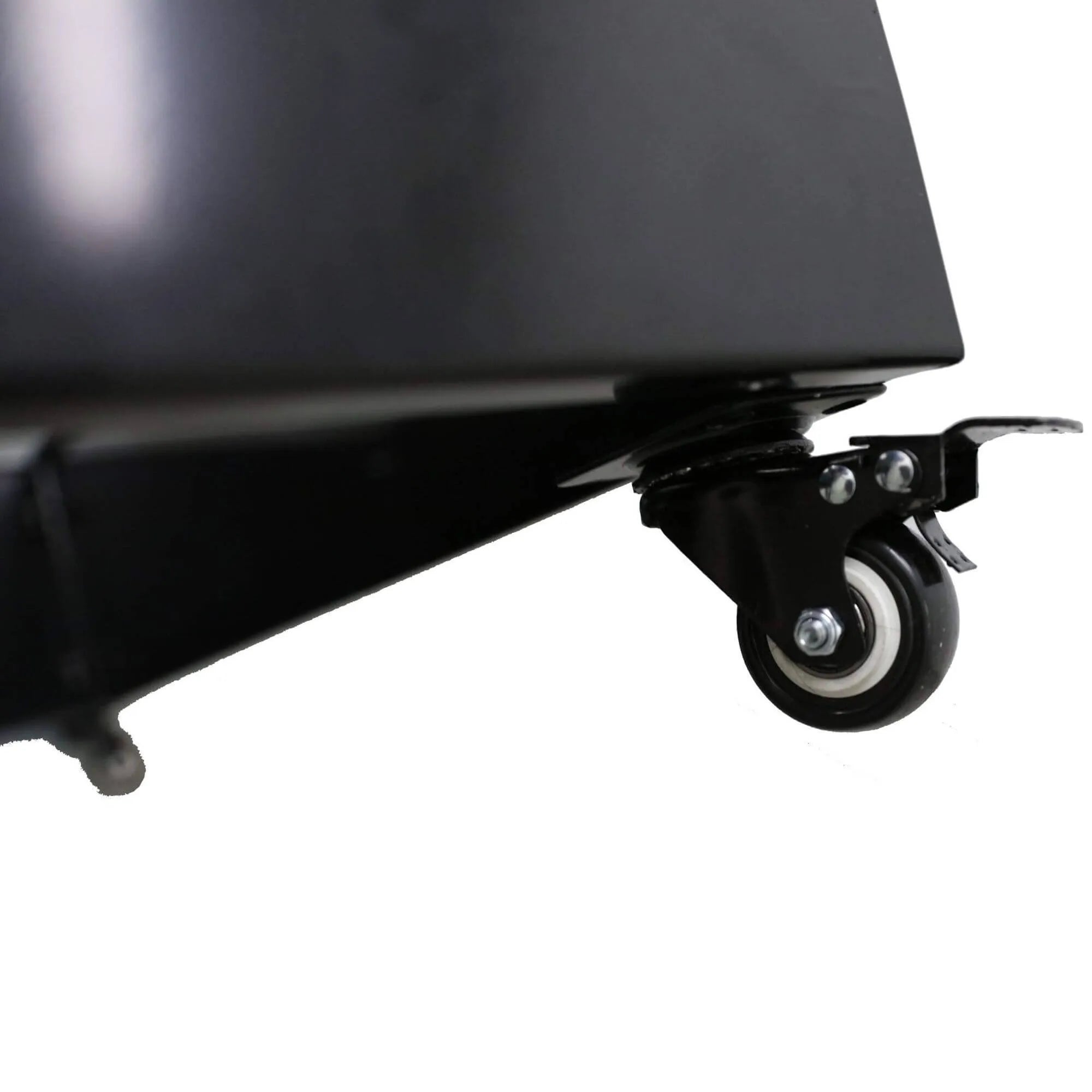 Black Metal Planter Medium + Wheels