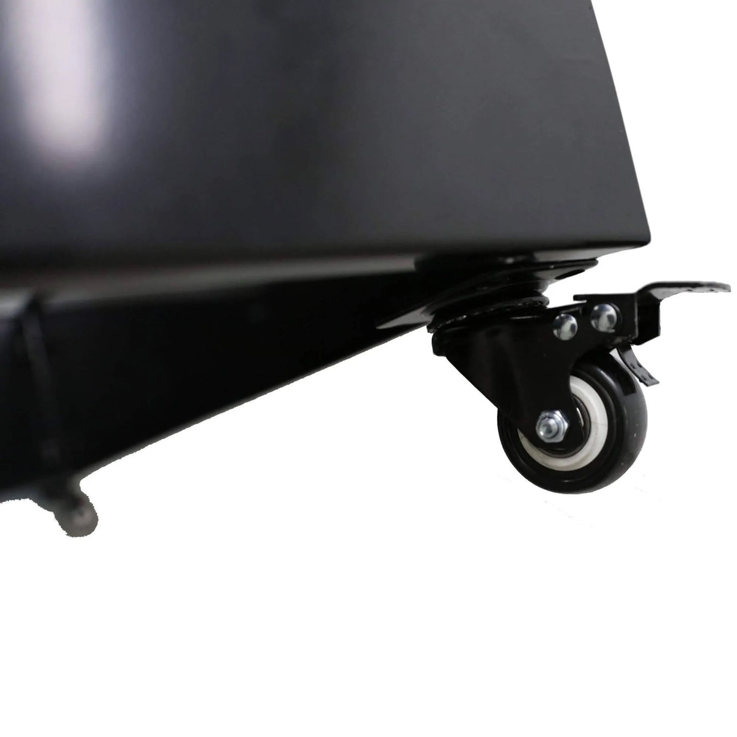 Black Metal Planter Medium + Wheels